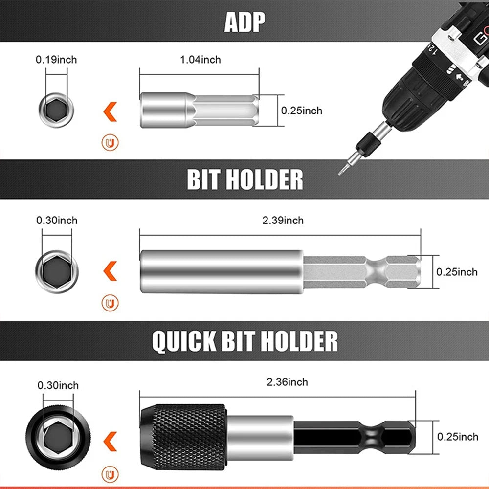 Damaged screw extractor, bit set, screwdriver extractor, bolt disassembly deideas