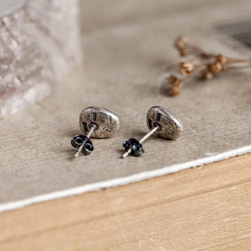 Coffee Bean Stud Earrings Punk & Vintage Style for Men & Women, Party & Wedding Jewelry deideas