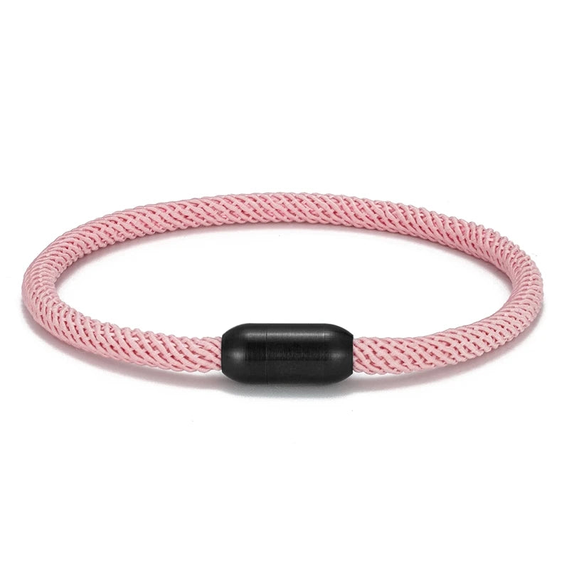 Bracelet corde de tennis - Accessoire de sport avec fermoir pour joueurs et fans