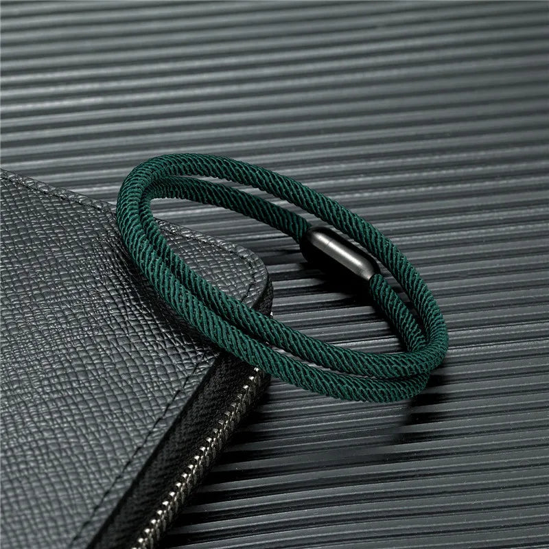 Double Strand Rope Bracelet – Backstage Pass Magnetic Clasp
