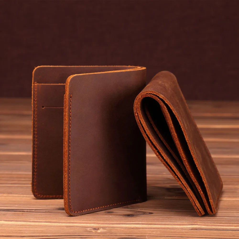 Leather Bifold Wallet – Iron Road, Vertical or Horizontal