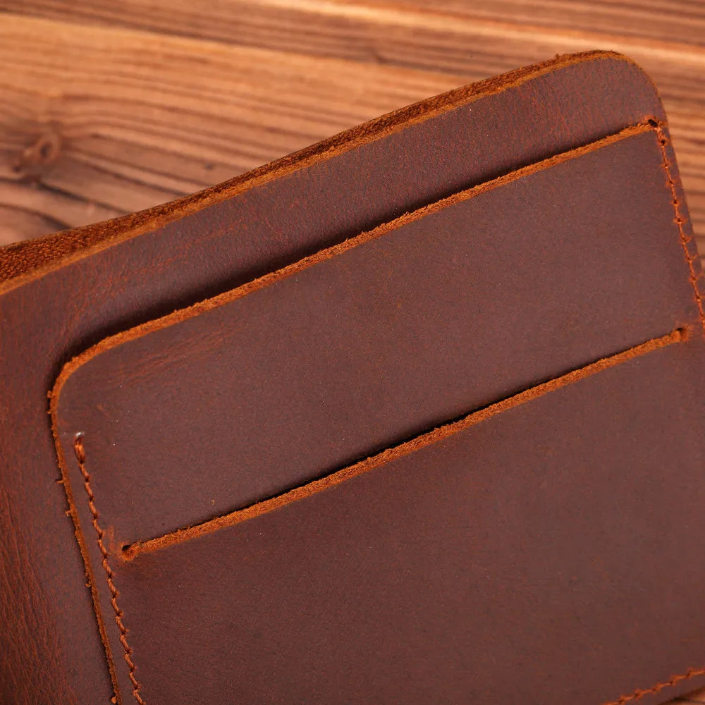 Leather Bifold Wallet – Iron Road, Vertical or Horizontal