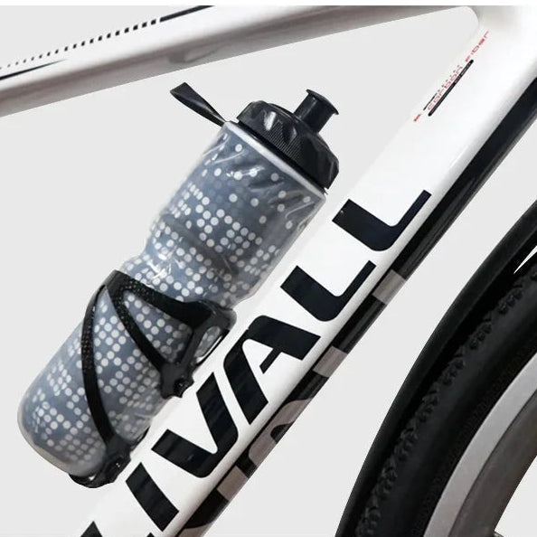Thermal double layer water bottle keep warm cool portable for outdoor sports deideas