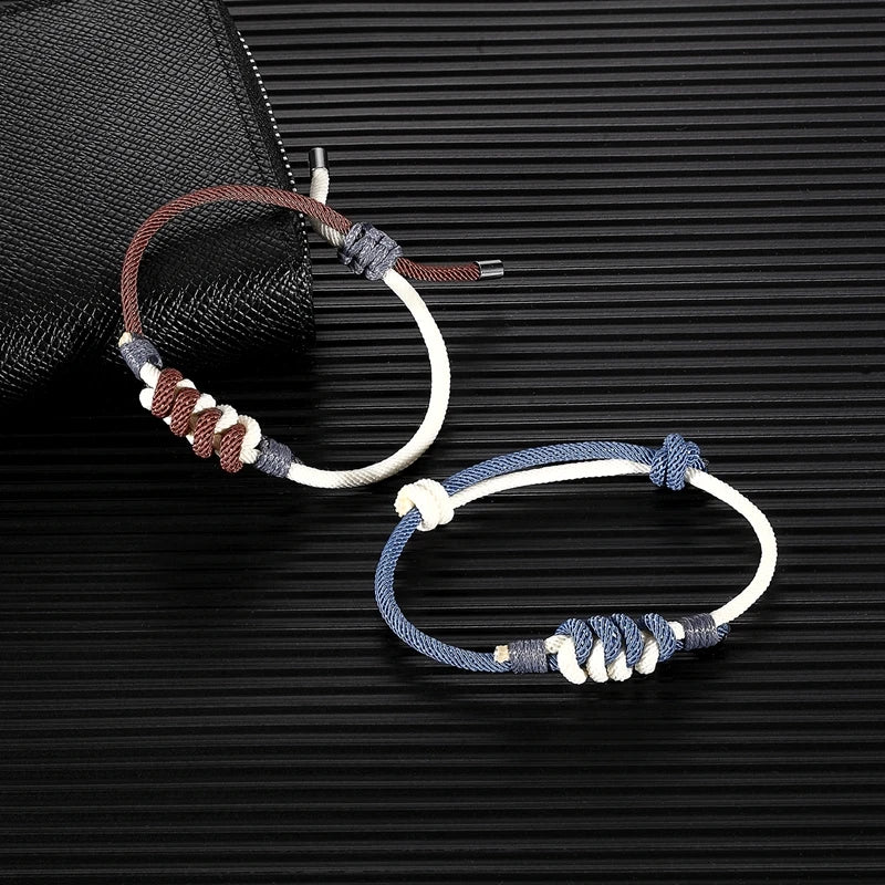 Milan Rope Couples Bracelet Adjustable, Unisex