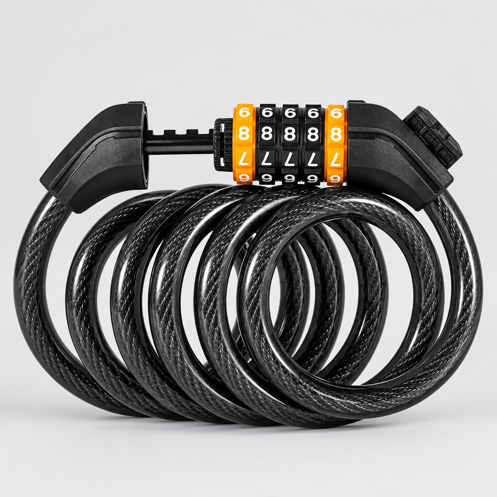 Bike Cable Lock Anti-Theft Password Security for MTB, Road, Scooter & Motorcycle deideas