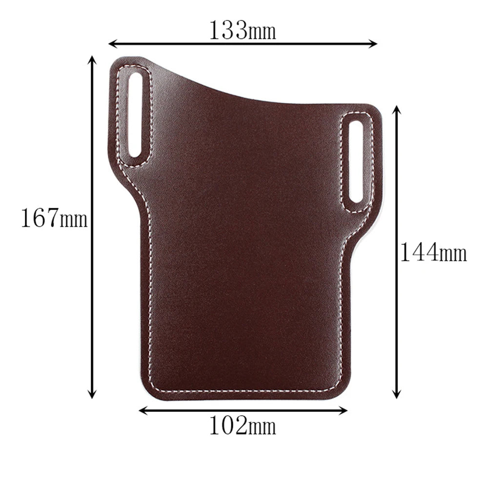 Leather Phone Holster with Belt Clip PU Leather Pouch