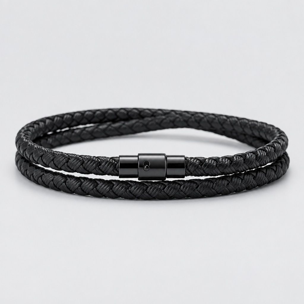 Double-Layer Paracord Survival Bracelet - Grade A Outdoor Emergency Band