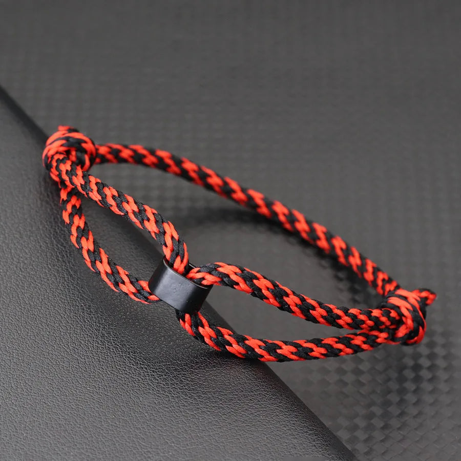 6 Colors Handmade Ethnic Rope Bracelet For Men Women Adjustable Outdoor Sports Motorcycle Accessories Homme Pulsera Cuerda Joias deideas