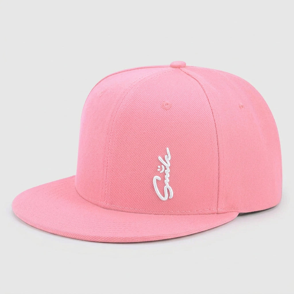 Smile Flat-Brim Cap – Bloom, 15 Colors