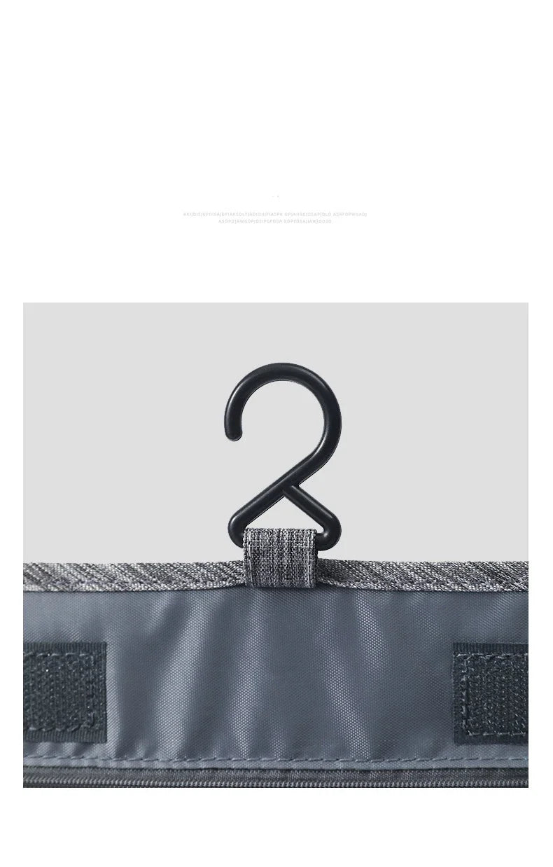 Hanging Toiletry Bag – Fold-Out Organizer, 3 Colors