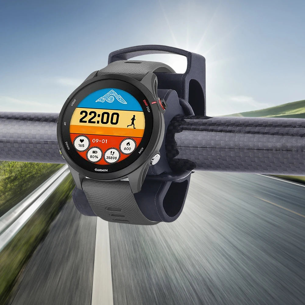 Bike Watch Mount – Silicone Holder & Adapter Options