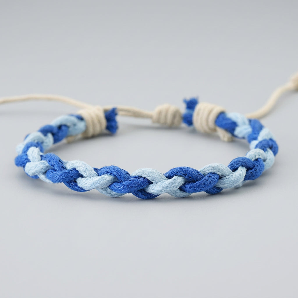 Adjustable Braided Cord Bracelet – Awaken, 4 Colors