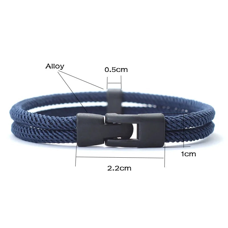 Dual Weave Bracelet Represents the double layer intertwined with style and resistance deideas