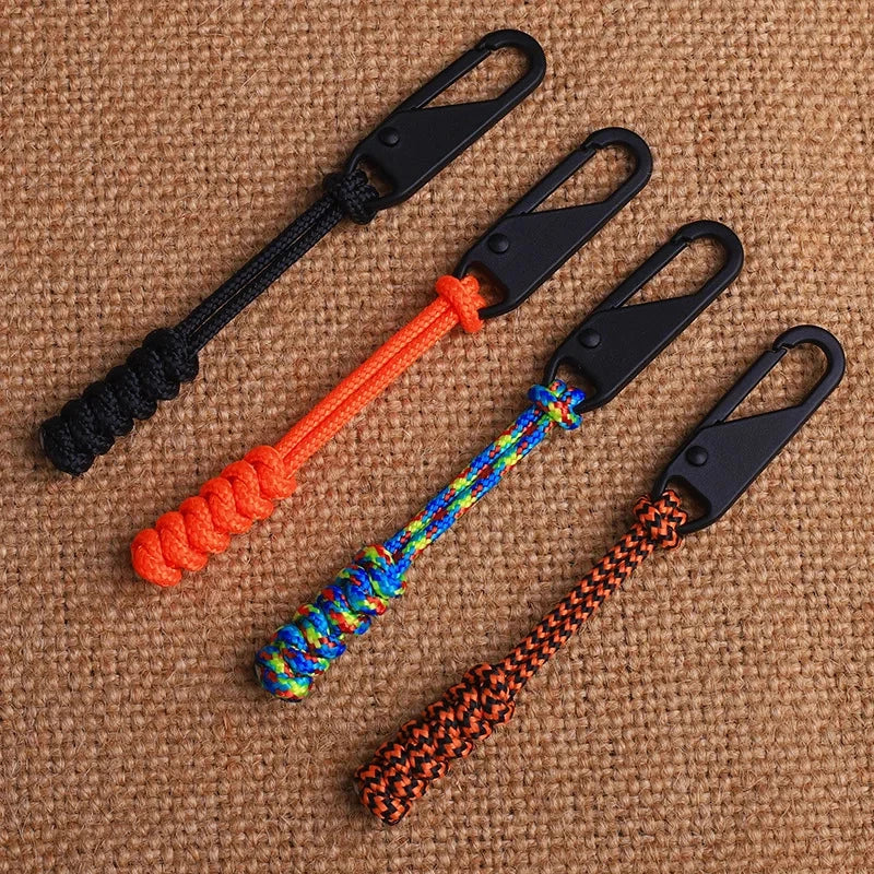 Handmade Snake Knot Paracord Zipper Pull Durable Replacement & Bag Accessory deideas