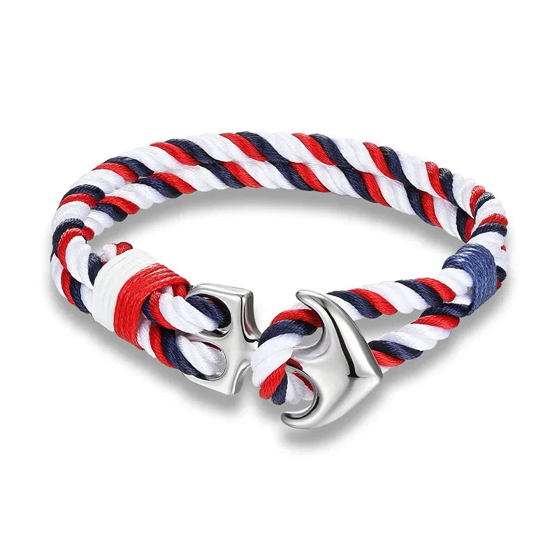 Twin Strand Anchor Bracelet Waterproof & Sporty deideas