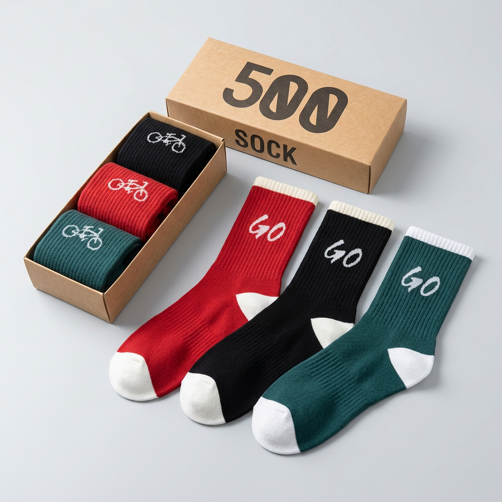 Bicycle Graphic Crew Socks 3-Pack – Boxed Gift Set