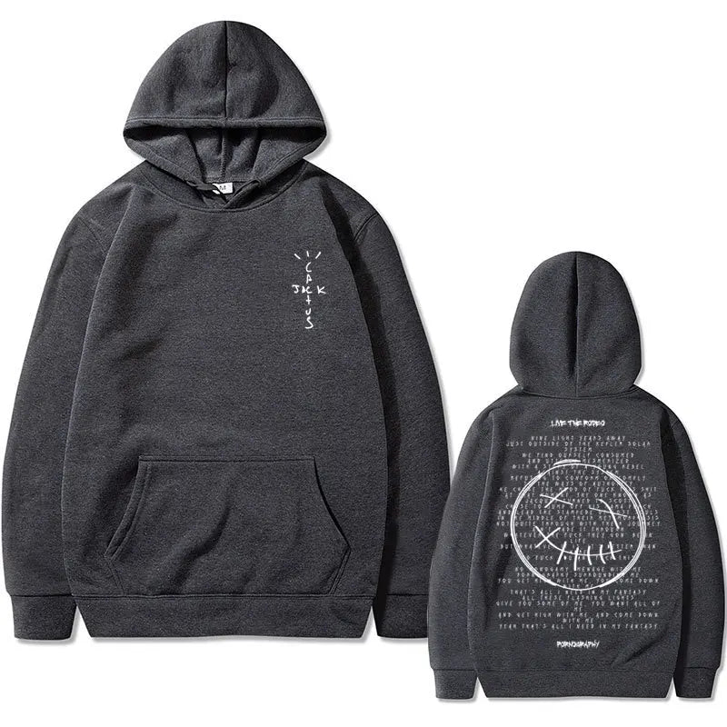 Face Graphic Pullover Hoodie – 12 Colors