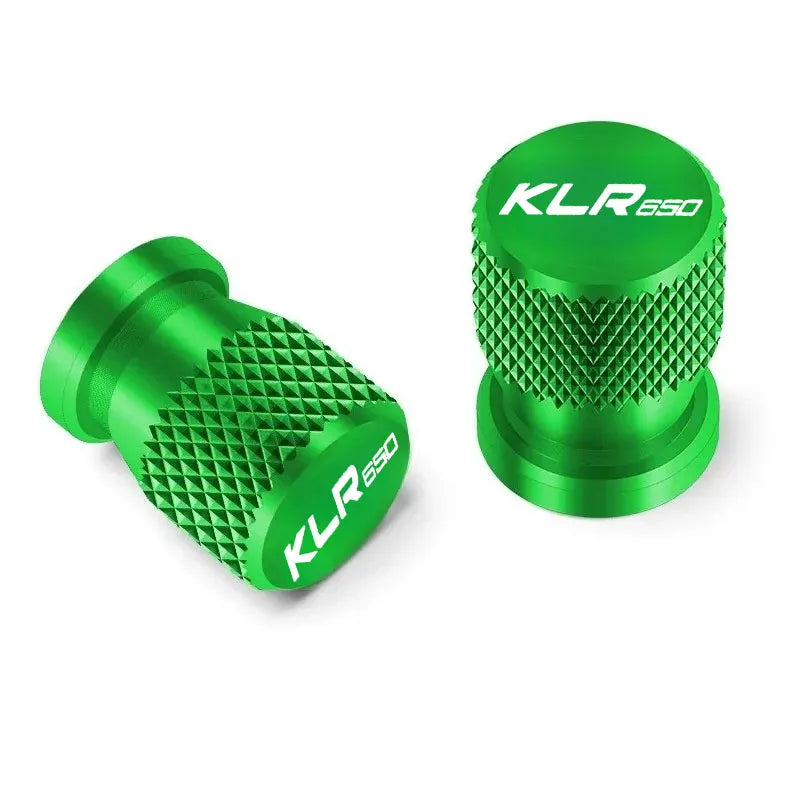 Aluminum Tire Valve Caps – Textured Finish, 2-Pack