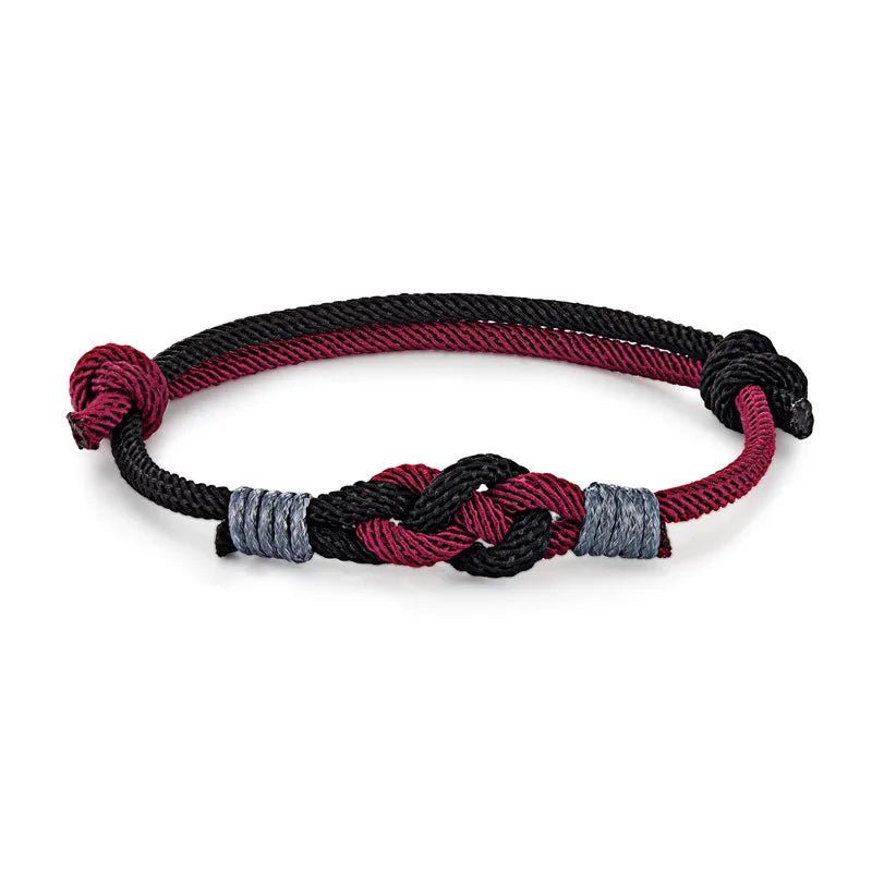 Knot Rope Bracelet – Adjustable, 13 Colors