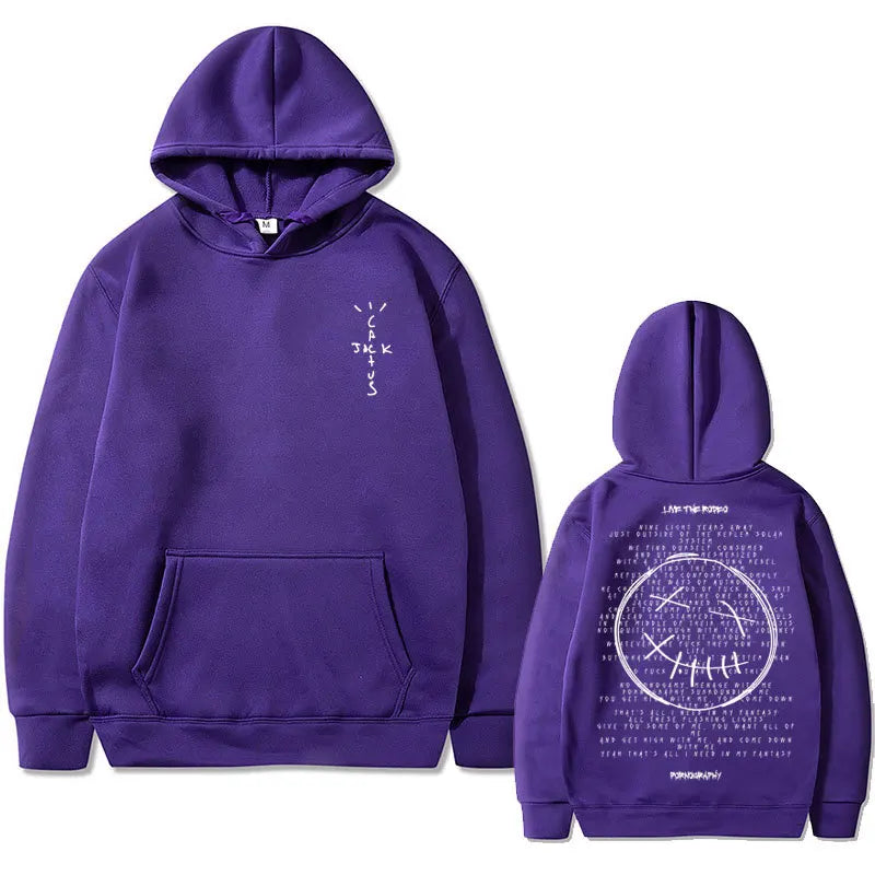 Face Graphic Pullover Hoodie – 12 Colors