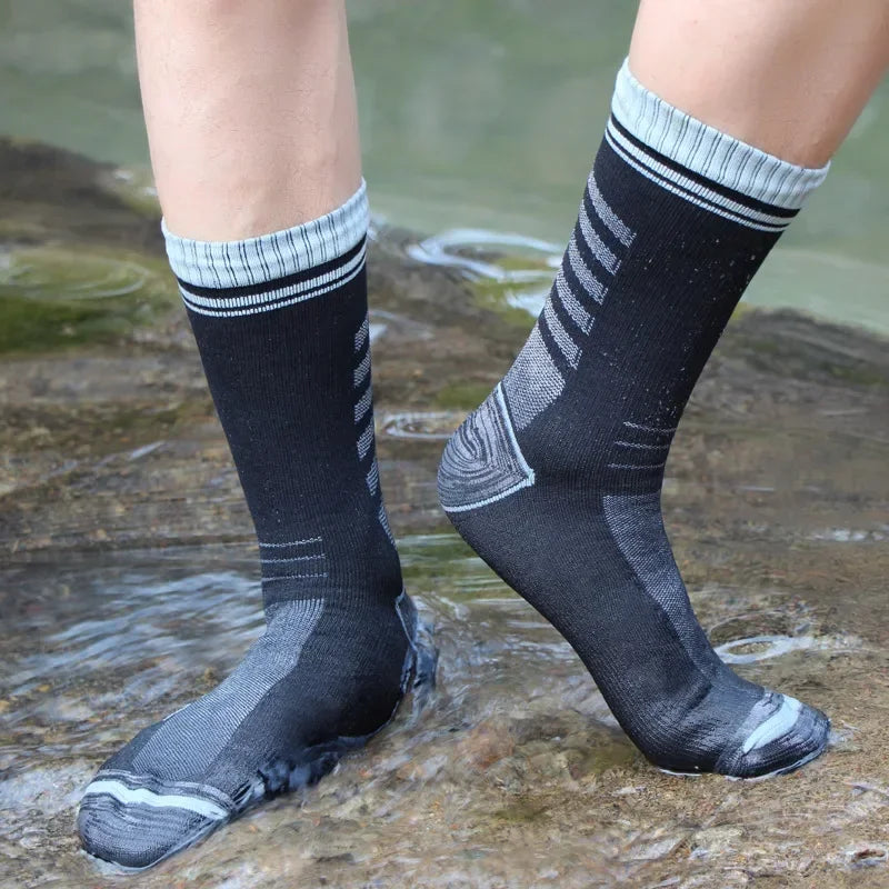 Outdoor Socks – Army Green, Sizes S–XL, EU 37–50