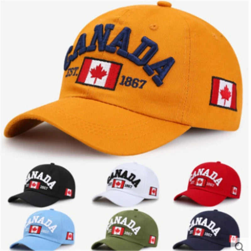 Canada 1867 Embroidered Baseball Cap – Adjustable