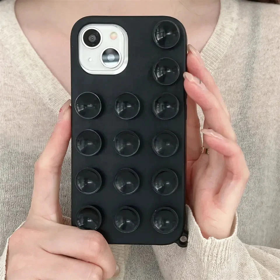 Phone Case Soft Silicone Holder for iPhone 16/15/14 deideas