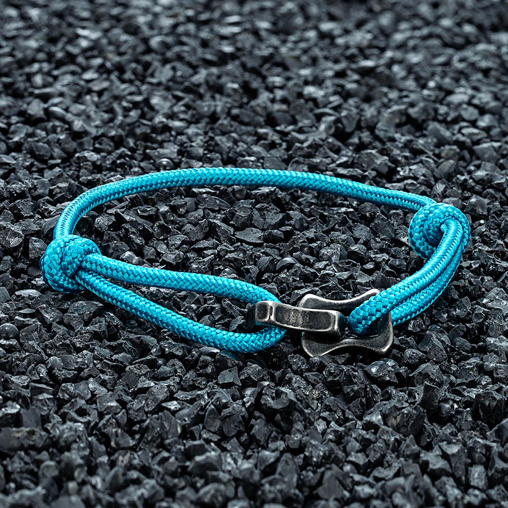 Chain Link Rope Bracelet – Adjustable, 10 Colors