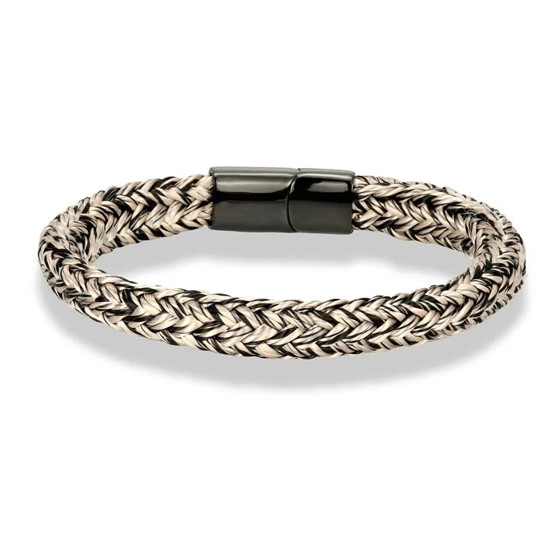Braided Rope Bracelet – Captain’s Knot, 10 Colors, 19–23 cm