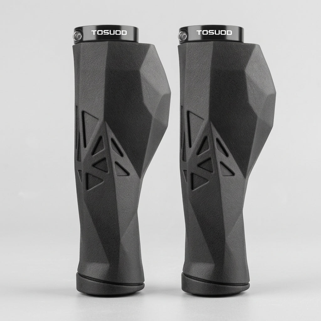 Ergonomic Lock-On Bike Grips – TPE, 13.5 cm, 1 Pair