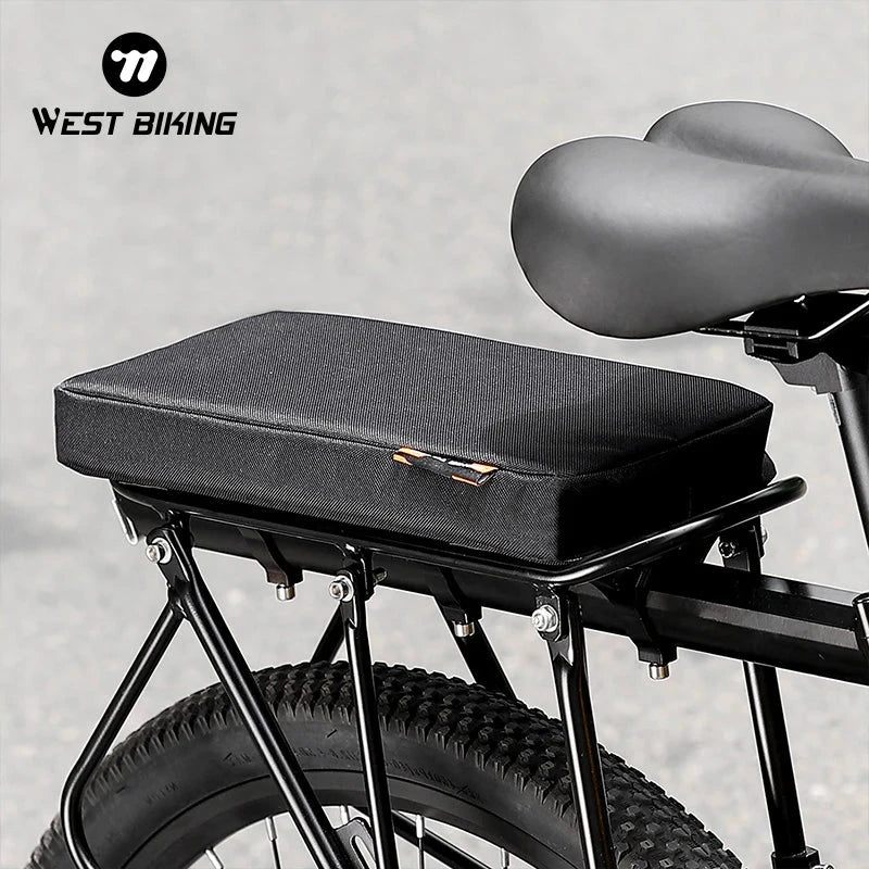 Bicycle rear seat cushion soft and comfortable, detachable and washable deideas
