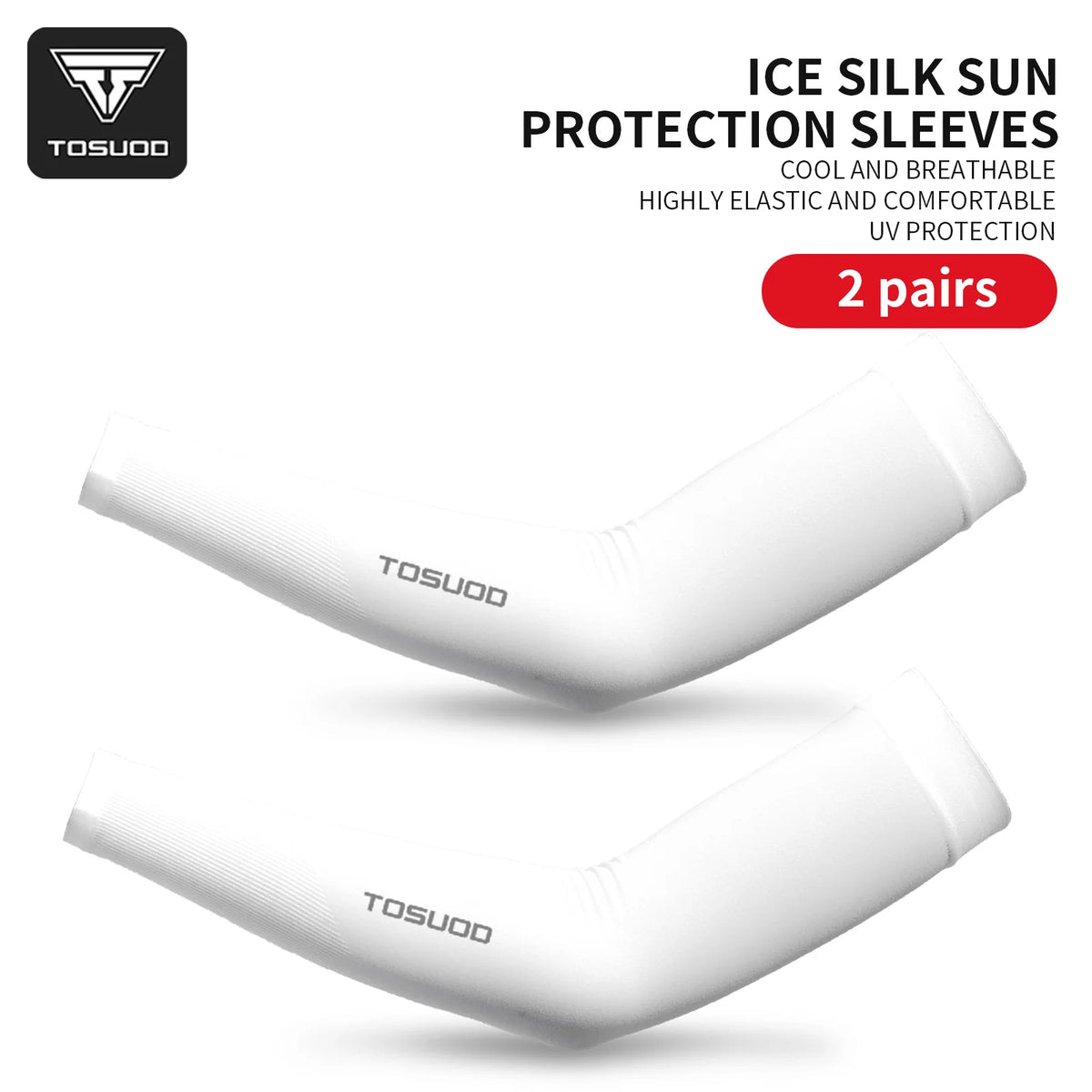 Ice Silk Arm Sleeves – UPF 50+ UV Protection, Cooling & Quick-Dry