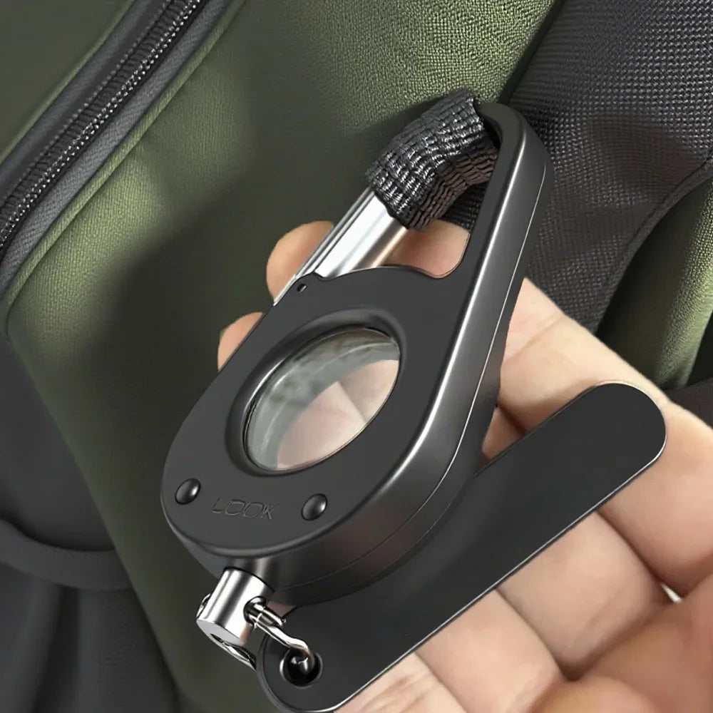 For AirTag Hardness Holder with Carabiner Anti-Scratch Shell Anti-Lost Locator Case Keychain Ring for Apple Airtags Accessories deideas
