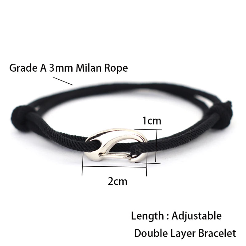 Adjustable Rope Bracelet – Momentum, Double Cord