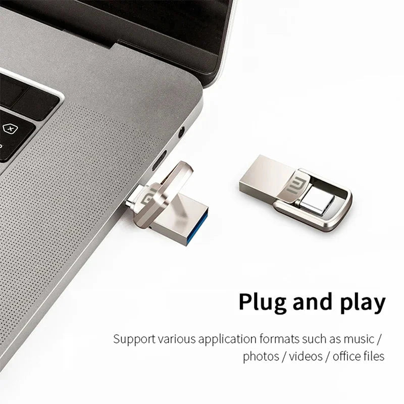 2TB USB Type-C 3.2 High-Speed Pendrive for Mobile Phones, Computers, and Drones deideas