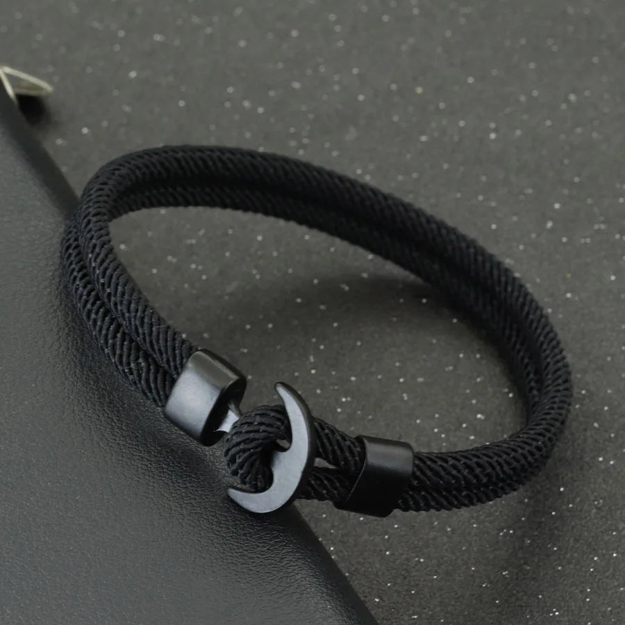 Double-Cord Rope Bracelet – Spectrum, Anchor Hook