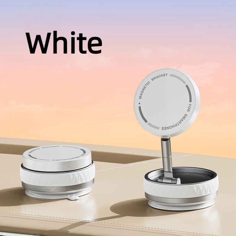 Foldable Magnetic Phone Holder – Suction Base, 3 Colors