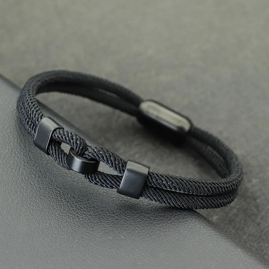 Adjustable Double-Cord Bracelet – Velocity, 6 Colors