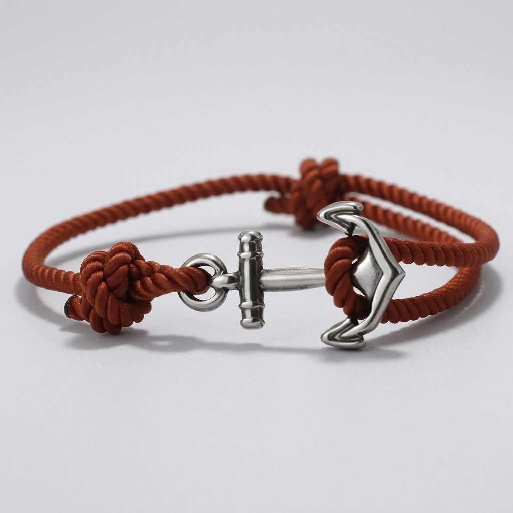 Anchor Rope Bracelet – Adjustable, 3 mm, 7 Colors