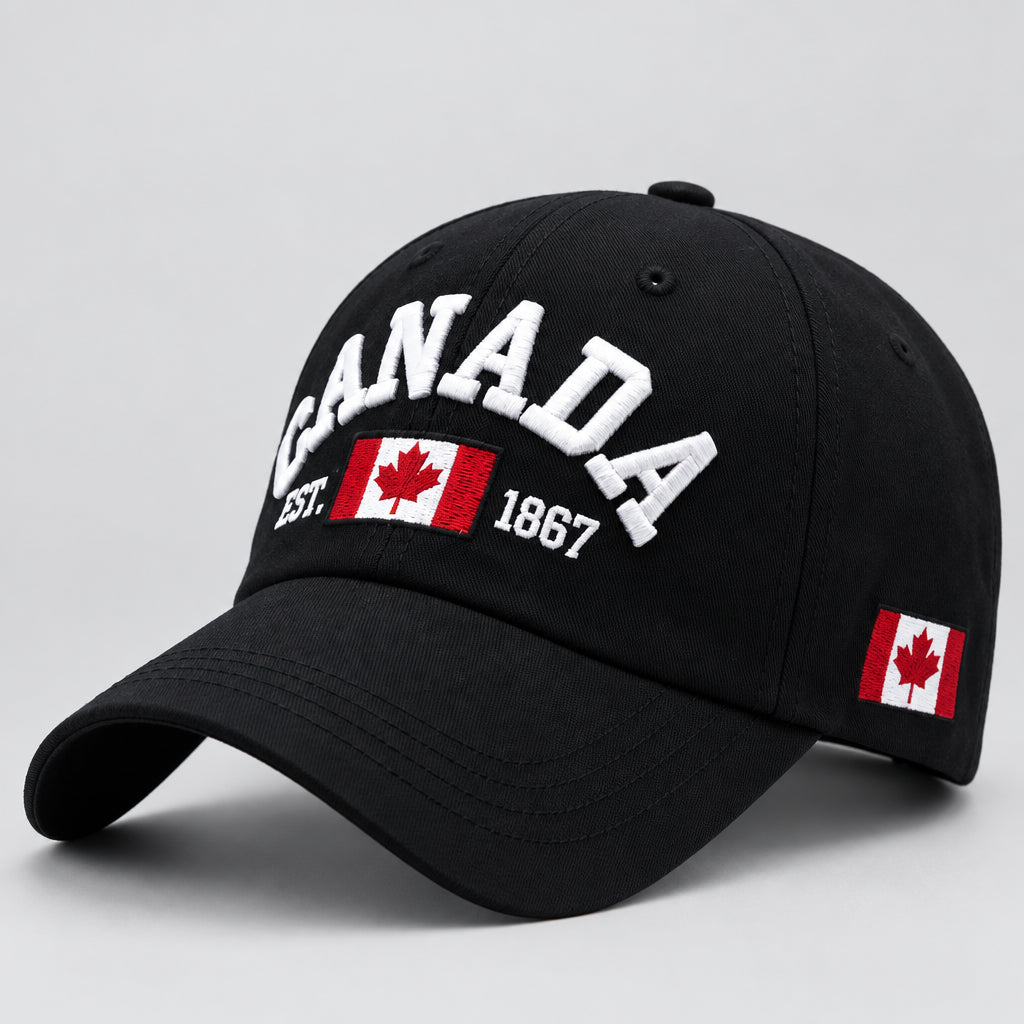 Canada 1867 Embroidered Baseball Cap – Adjustable
