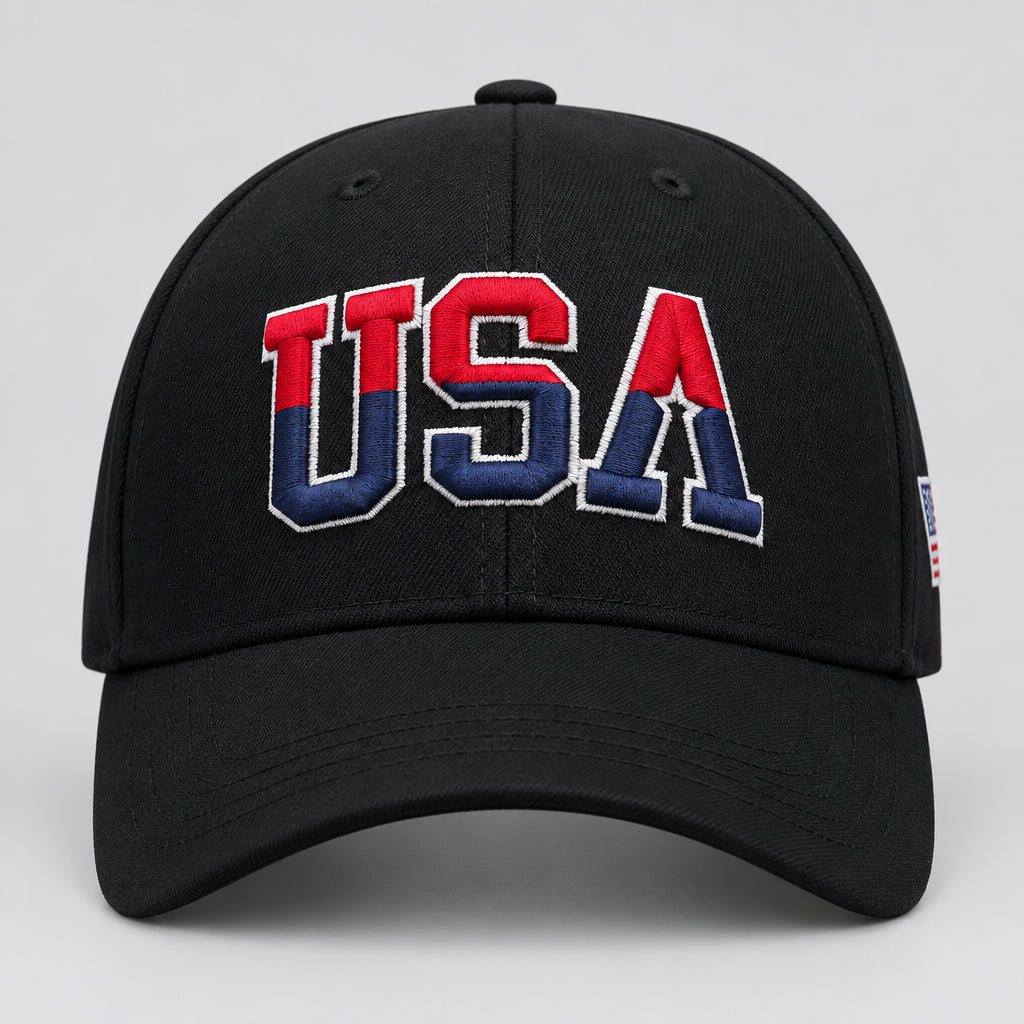 American Flag Baseball Cap, Snapback & Mesh Styles
