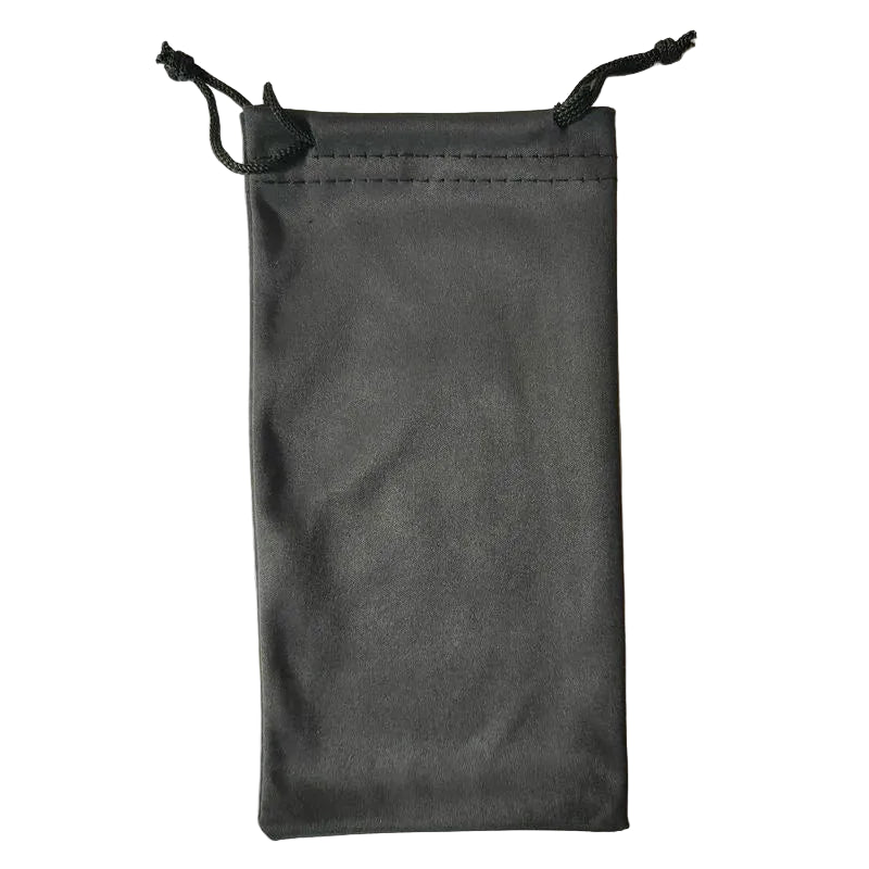 Microfiber Eyeglasses Pouch Soft Drawstring, 18x9cm