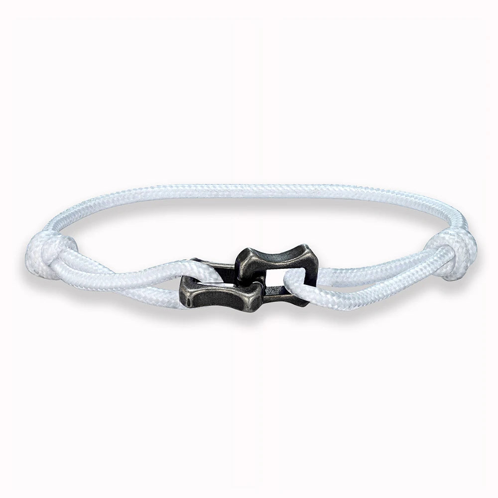 Chain Link Rope Bracelet – Adjustable, 10 Colors