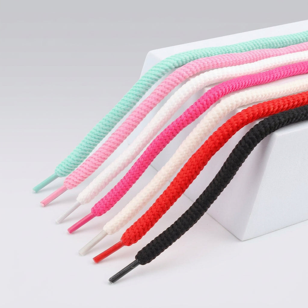 Round Rope Shoelaces – 18 Colors, 100–160 cm, One Pair