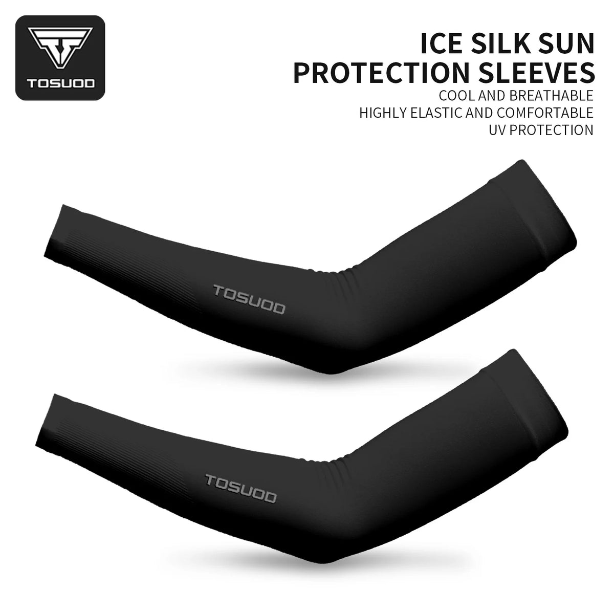 Ice Silk Arm Sleeves – UPF 50+ UV Protection, Cooling & Quick-Dry