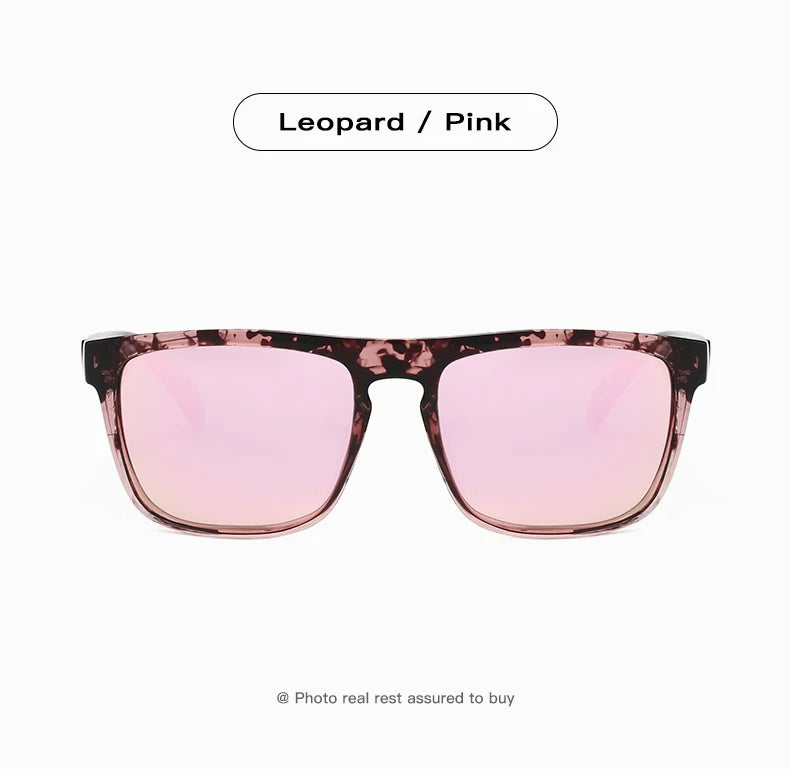 Square Sunglasses – Mirrored-Look Lenses, 10 Styles