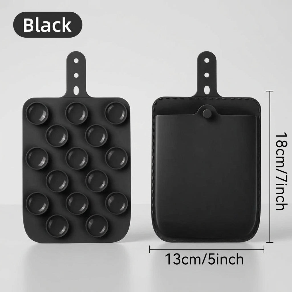 Adhesive Laptop Storage Pouch Elastic Organizer for Mouse & Accessories deideas