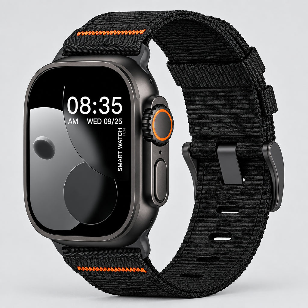Nylon Apple Watch Band, 38–49mm Adjustable