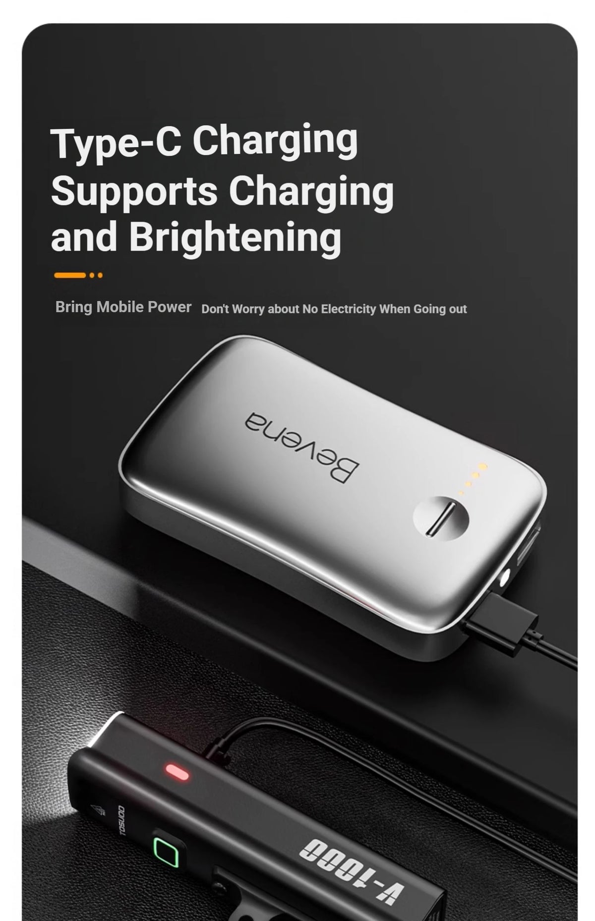 Rechargeable Bike Light - Up to 1500 Lumens, IPX6, 4800mAh, USB, 6 Models