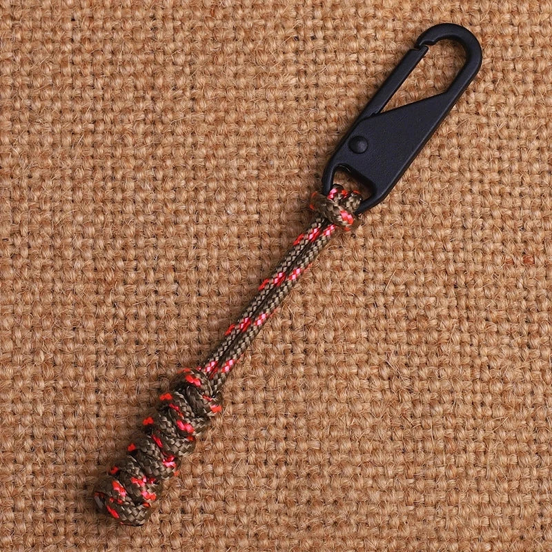Handmade Snake Knot Paracord Zipper Pull Durable Replacement & Bag Accessory deideas